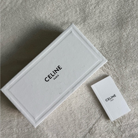 Celine Authentic Gift Jewellery Sunglasses Box Empty EUC Black White Storage - Picture 4 of 6